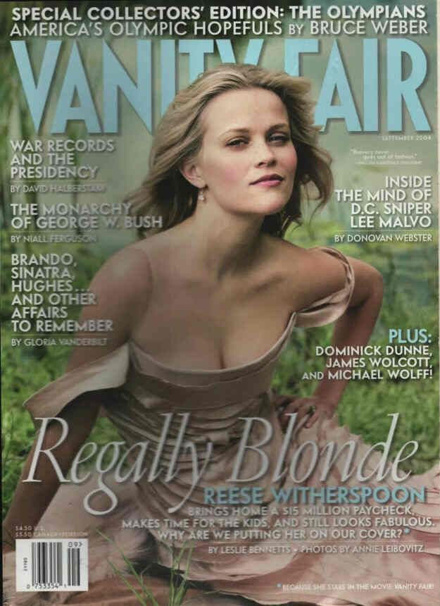 VANITY FAIR magazine side cover Issue 529 September 2004