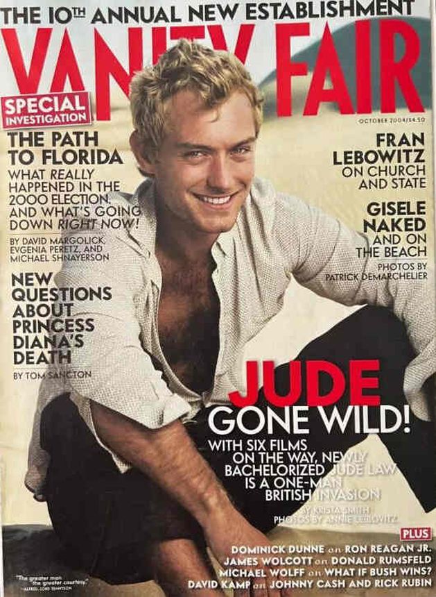VANITY FAIR magazine side cover Issue 530 October 2004