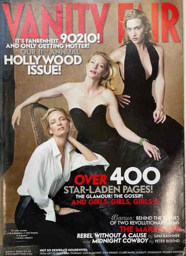 VANITY FAIR magazine side cover Issue 535 March 2005