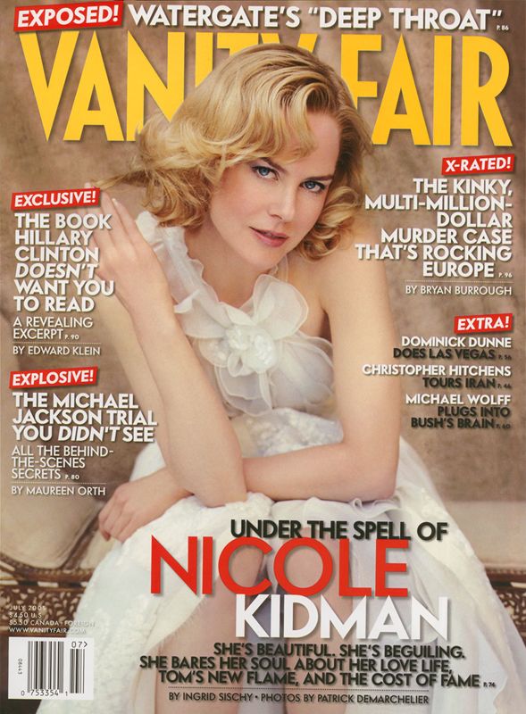 VANITY FAIR magazine side cover Issue 539 July 2005