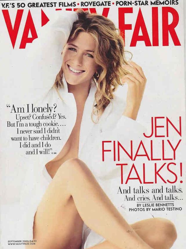 VANITY FAIR magazine side cover Issue 541 September 2005