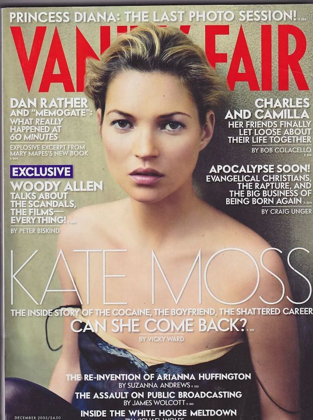 VANITY FAIR magazine side cover Issue 544 December 2005