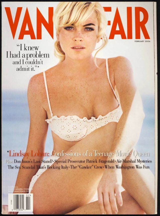 VANITY FAIR magazine side cover Issue 546 February 2006