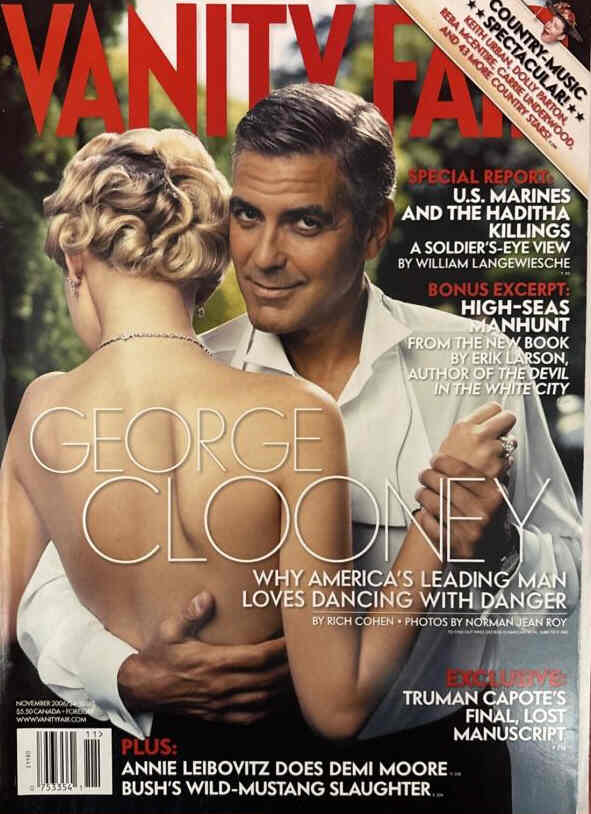 VANITY FAIR magazine side cover Issue 555 November 2006