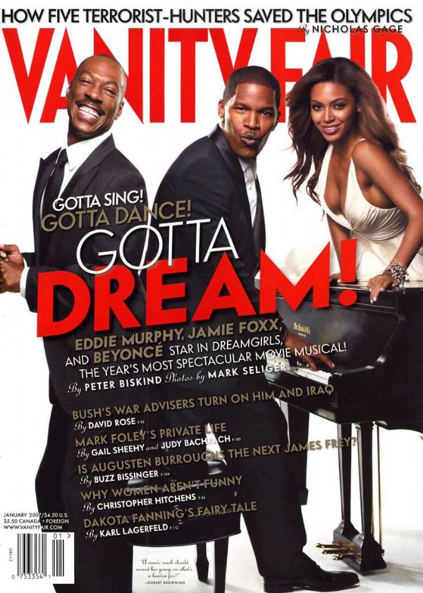 VANITY FAIR magazine side cover Issue 557 January 2007