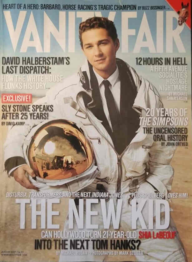 VANITY FAIR magazine side cover Issue 564 August 2007
