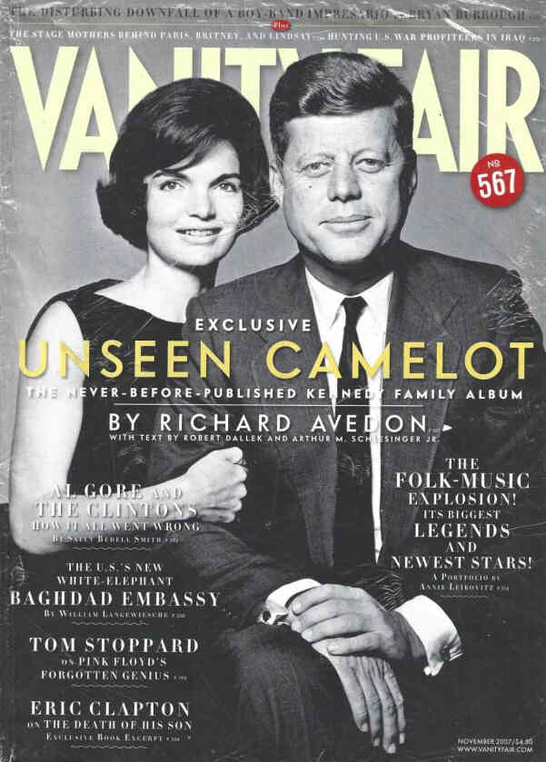 VANITY FAIR magazine side cover Issue 567 November 2007