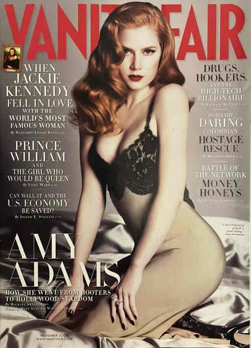VANITY FAIR magazine side cover Issue 579 November 2008