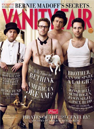VANITY FAIR magazine side cover Issue 584 April 2009