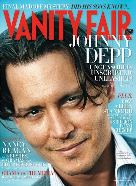 VANITY FAIR magazine side cover Issue 587 July 2009