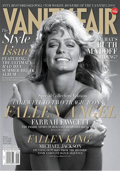 VANITY FAIR magazine side cover Issue 589 September 2009