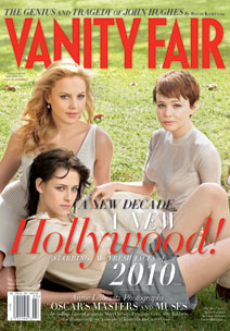 VANITY FAIR magazine side cover Issue 595 March 2010