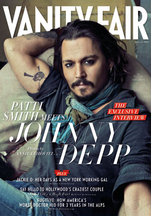 VANITY FAIR magazine side cover Issue 605 January 2011