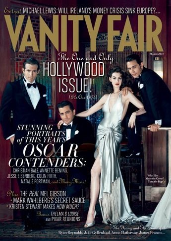 VANITY FAIR magazine side cover Issue 607 March 2011