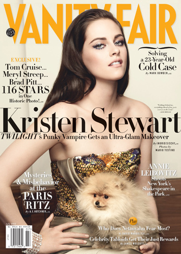 VANITY FAIR magazine side cover Issue 623 July 2012