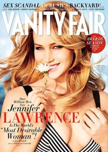 VANITY FAIR magazine side cover Issue 630 February 2013