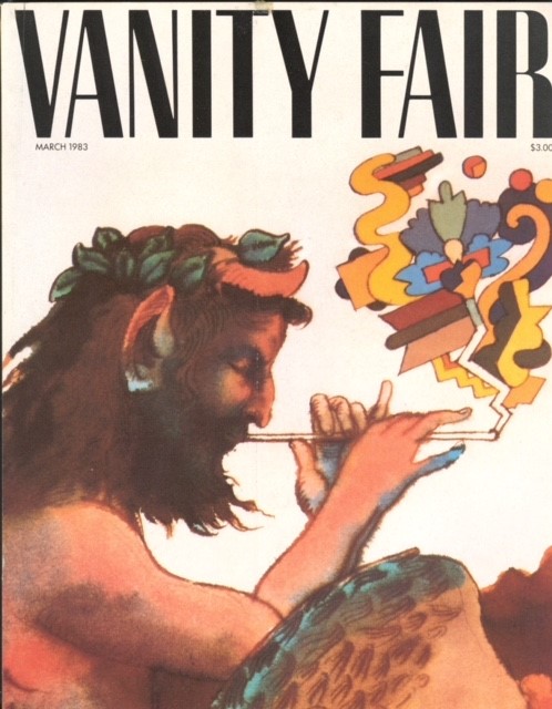 VANITY FAIR magazine side cover Issue 271 March 1983