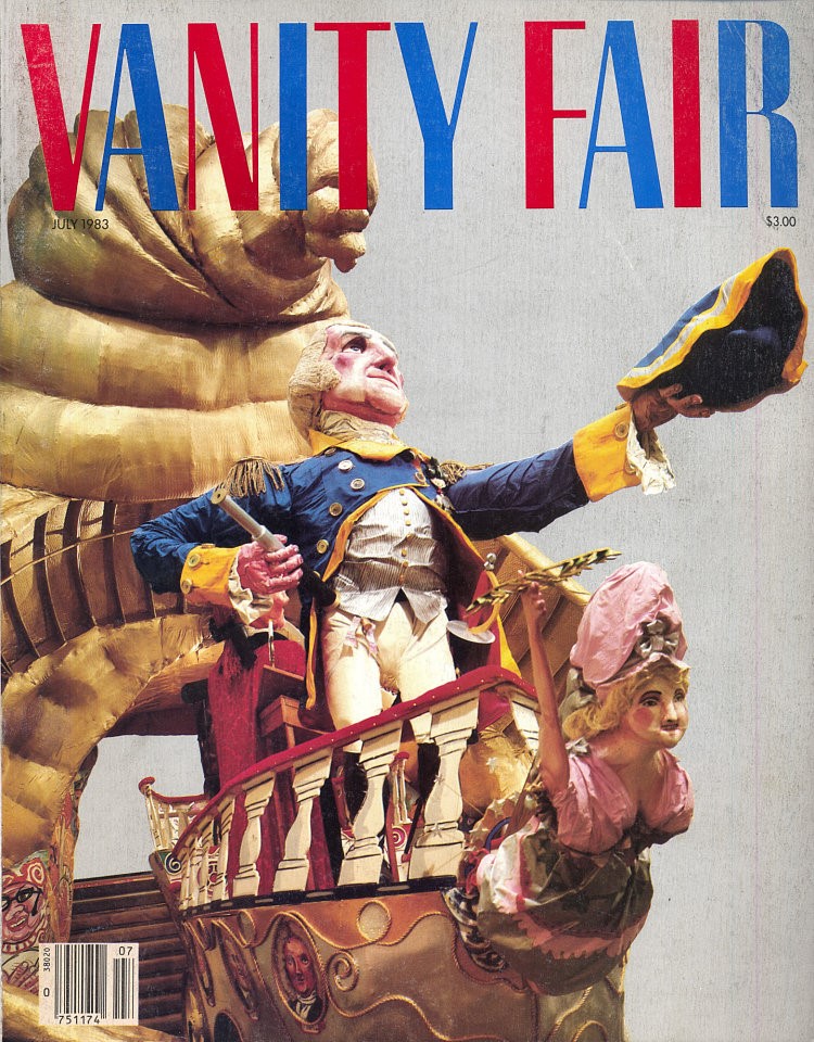 VANITY FAIR magazine side cover Issue 275 July 1983