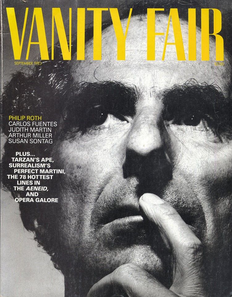 VANITY FAIR magazine side cover Issue 277 September 1983