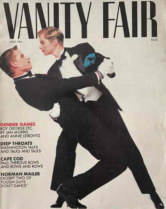 VANITY FAIR magazine side cover Issue 286 June 1984