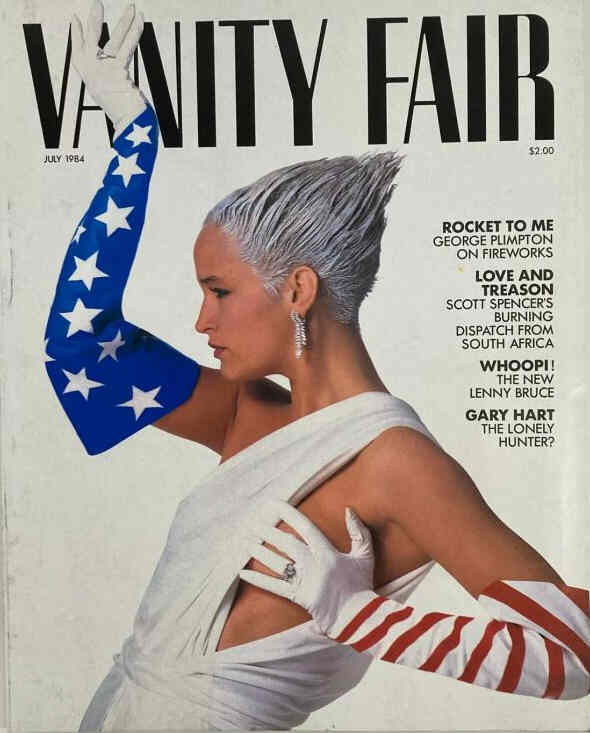 VANITY FAIR magazine side cover Issue 287 July 1984