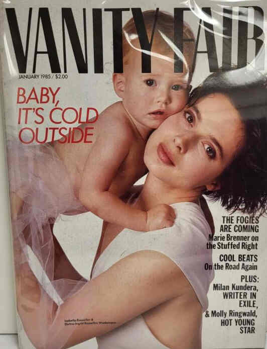 VANITY FAIR magazine side cover Issue 293 January 1985