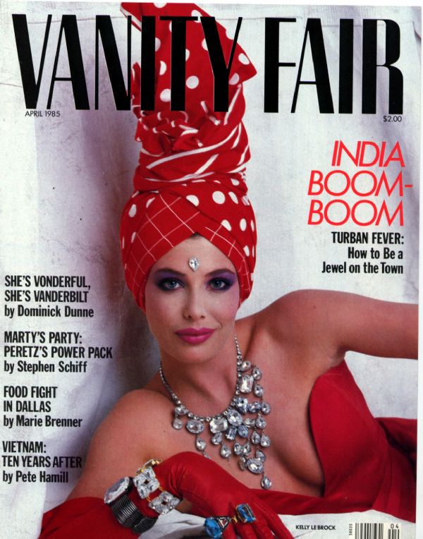 VANITY FAIR magazine side cover Issue 296 April 1985