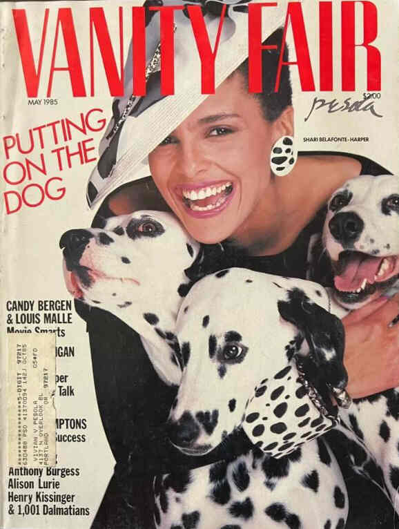 VANITY FAIR magazine side cover Issue 297 May 1985