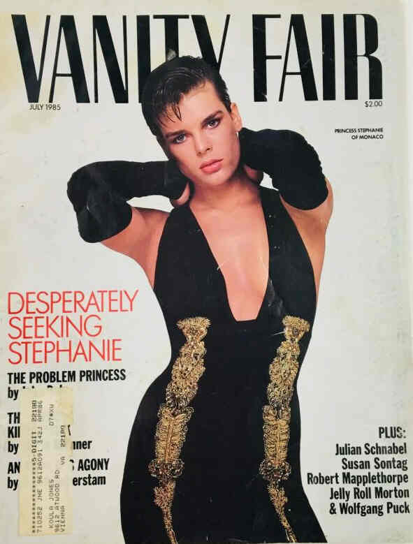 VANITY FAIR magazine side cover Issue 299 July 1985