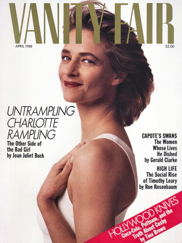 VANITY FAIR magazine side cover Issue 332 April 1988