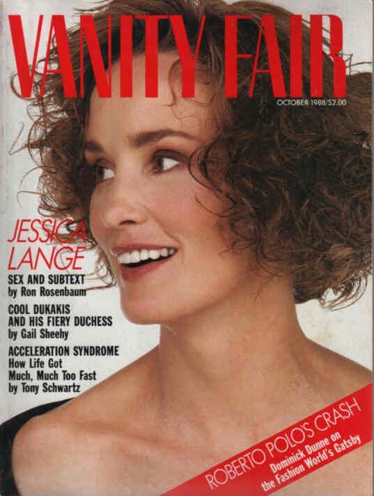 VANITY FAIR magazine side cover Issue 338 October 1988