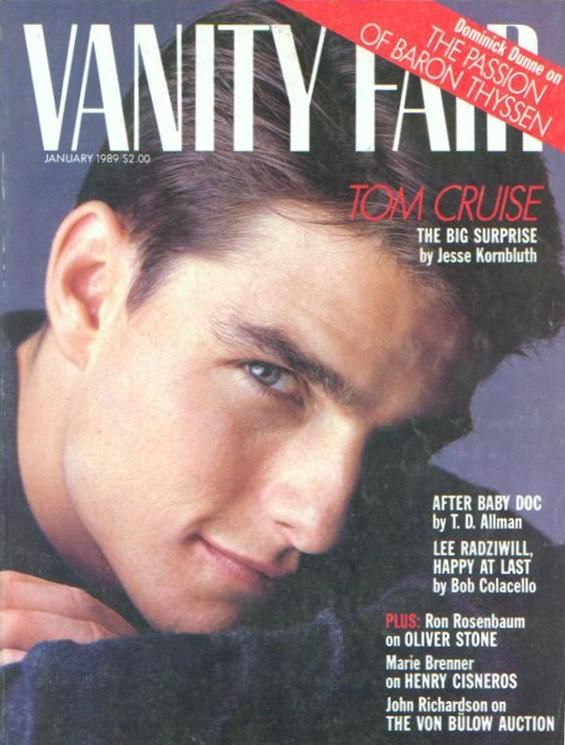 VANITY FAIR magazine side cover Issue 341 January 1989