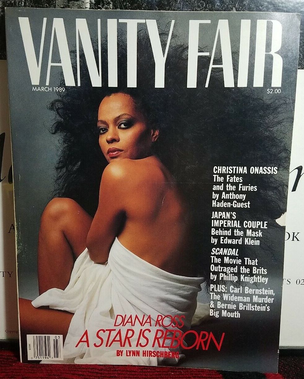 VANITY FAIR magazine side cover Issue 343 March 1989