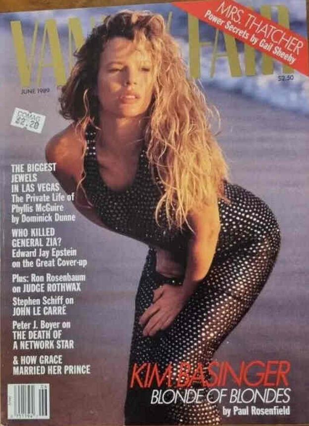 VANITY FAIR magazine side cover Issue 346 June 1989