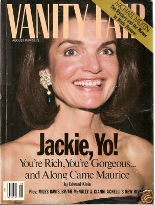 VANITY FAIR magazine side cover Issue 348 August 1989