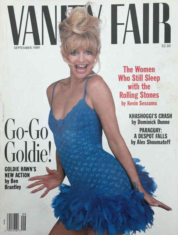 VANITY FAIR magazine side cover Issue 349 September 1989