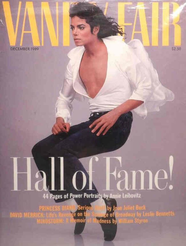 VANITY FAIR magazine side cover Issue 352 December 1989