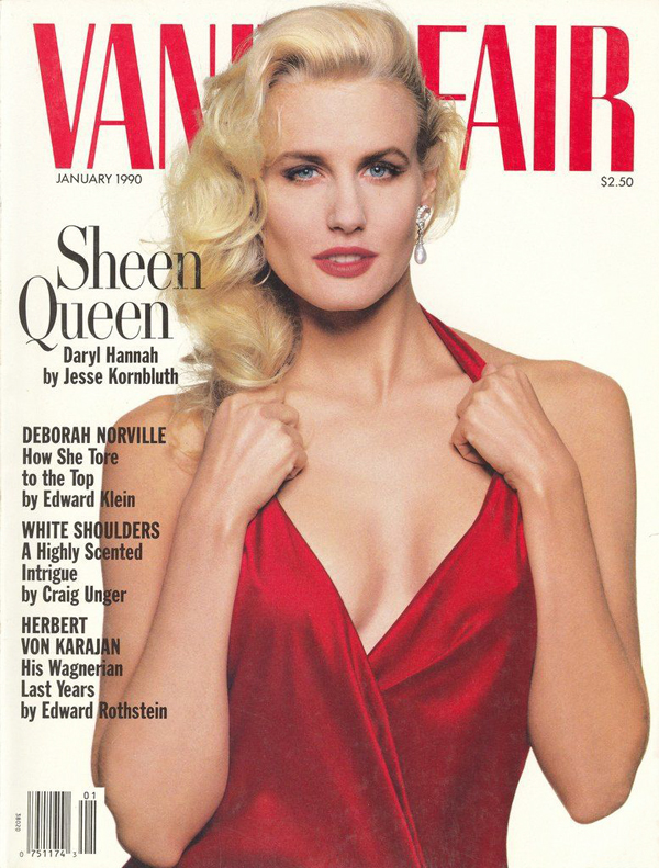 VANITY FAIR magazine side cover Issue 353 January 1990