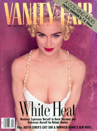 VANITY FAIR magazine side cover Issue 356 April 1990