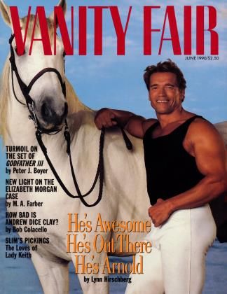 VANITY FAIR magazine side cover Issue 358 June 1990