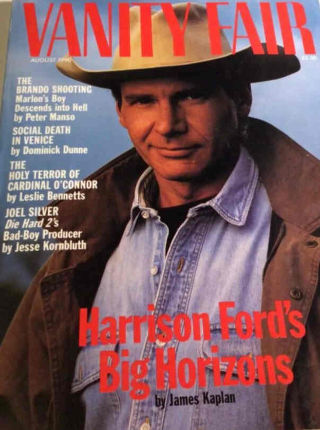 VANITY FAIR magazine side cover Issue 360 August 1990