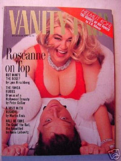 VANITY FAIR magazine side cover Issue 364 December 1990