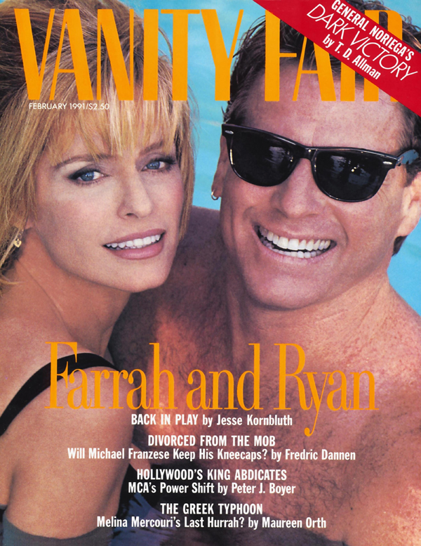 VANITY FAIR magazine side cover Issue 366 February 1991