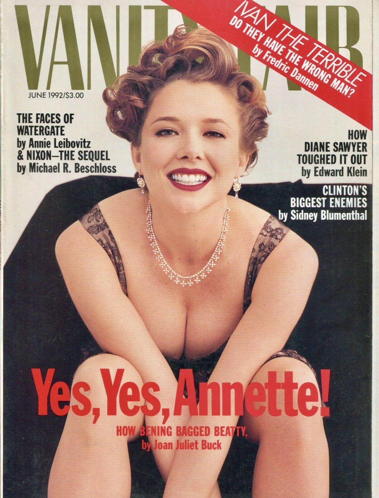 VANITY FAIR magazine side cover Issue 382 June 1992
