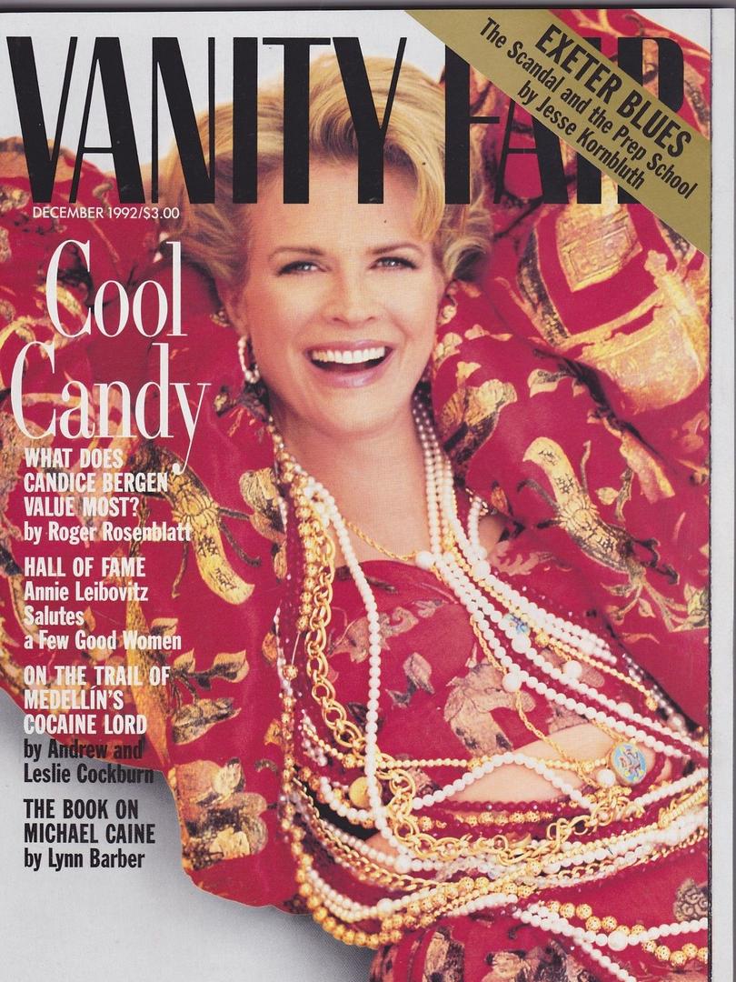 VANITY FAIR magazine side cover Issue 388 December 1992