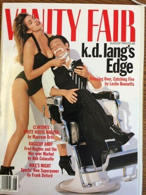 VANITY FAIR magazine side cover Issue 396 August 1993