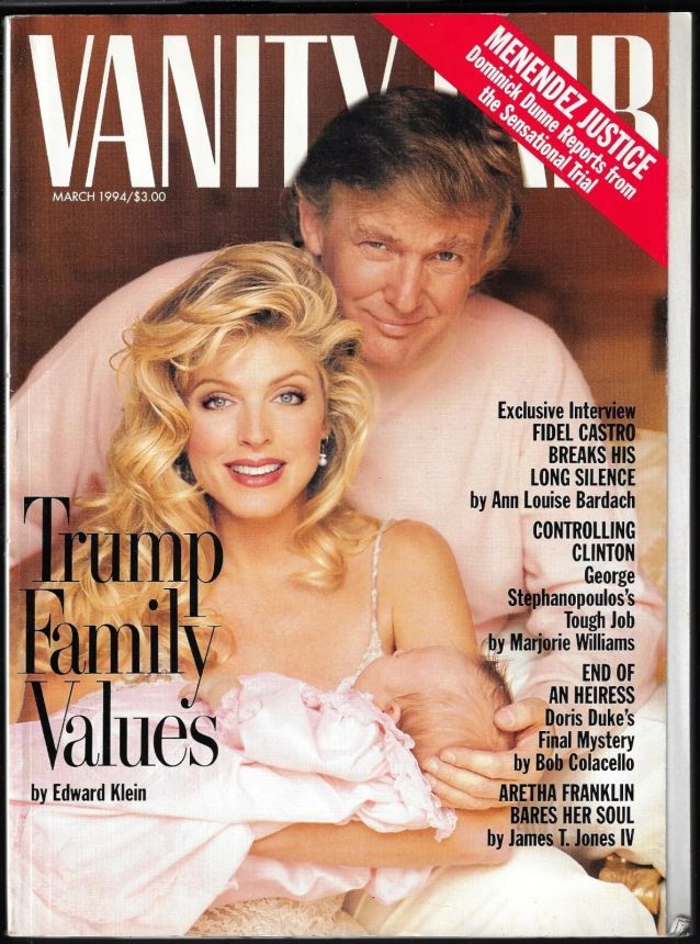 VANITY FAIR magazine side cover Issue 403 March 1994