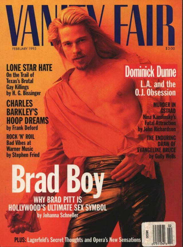 VANITY FAIR magazine side cover Issue 414 February 1995