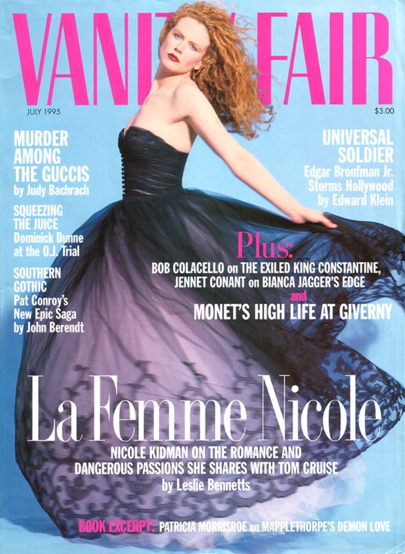 VANITY FAIR magazine side cover Issue 419 July 1995