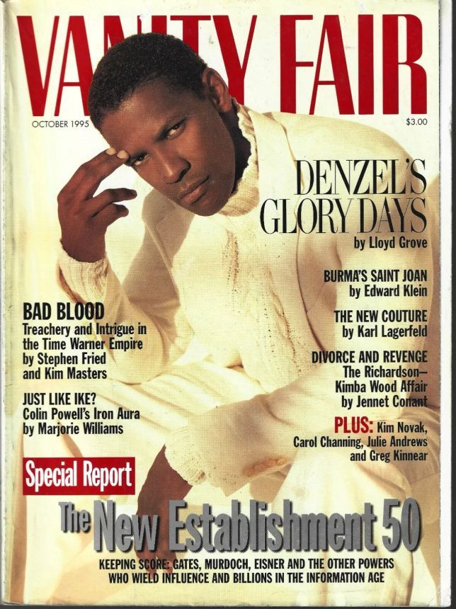 VANITY FAIR magazine side cover Issue 422 October 1995